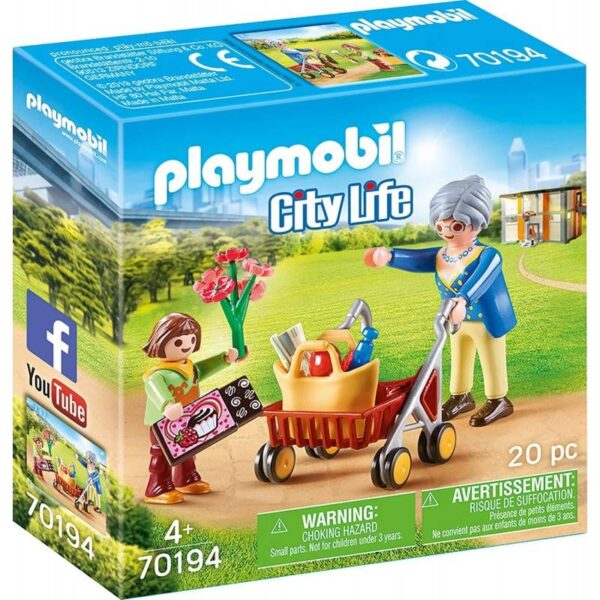 Playmobil City Life Γιαγιά Με Εγγονή 70194