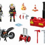 Playmobil Πυροσβέστες Με Αντλία Νερού 5365