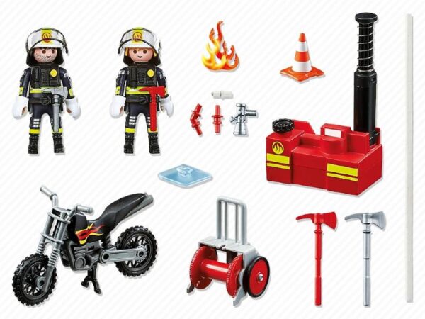 Playmobil Πυροσβέστες Με Αντλία Νερού 5365