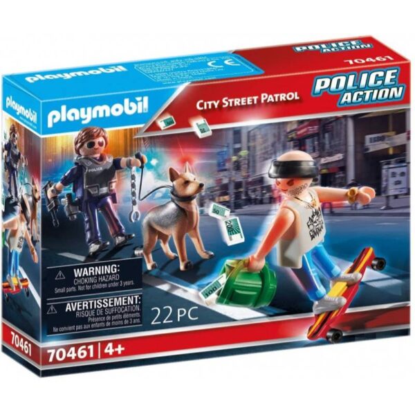 Playmobil Police Action Κλέφτης Και Άστυνομος 70461