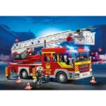 Playmobil Πυροσβεστικό Όχημα Με Τηλεσκοπική Σκάλα, Φάρο Και Σειρήνα 5362
