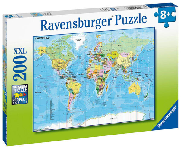 Ravensburger Παζλ 200xxl Τεμ. Παγκόσμιος Χάρτης 12890