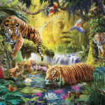 Ravensburger Παζλ 1500 Τεμ. Τίγρεις 16005