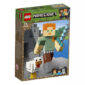 LEGO Minecraft Bigfig Αλεξ Με Κοτόπουλο - Minecraft Alex Bigfig With Chicken 21149