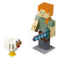 LEGO Minecraft Bigfig Αλεξ Με Κοτόπουλο - Minecraft Alex Bigfig With Chicken 21149