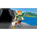 LEGO Minecraft Bigfig Αλεξ Με Κοτόπουλο – Minecraft Alex Bigfig With Chicken 21149