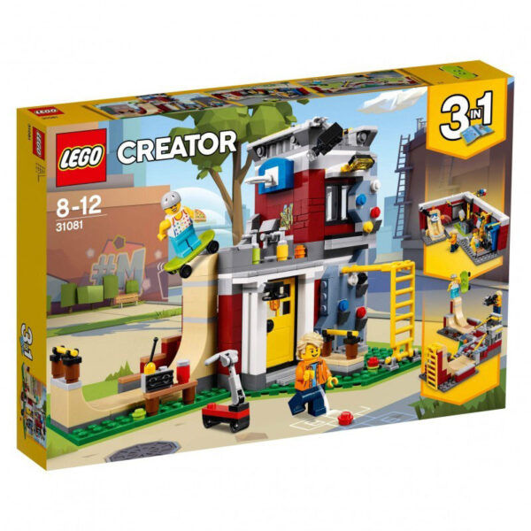 LEGO Creator Επεκτάσιμο Σπίτι Για Σκέιτ 31081