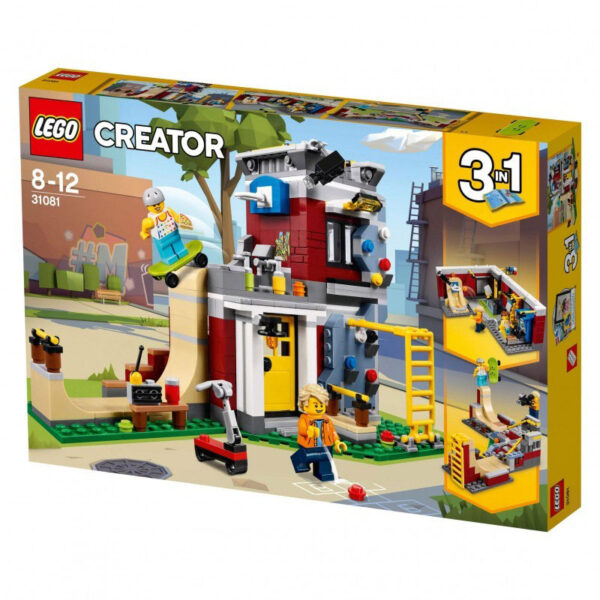 LEGO Creator Επεκτάσιμο Σπίτι Για Σκέιτ 31081