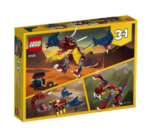 LEGO Creator Δράκος της Φωτιάς 31102