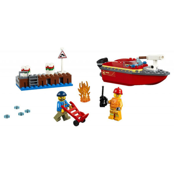LEGO City Πυρκαγιά Στην Αποβάθρα - Dock Side Fire 60213