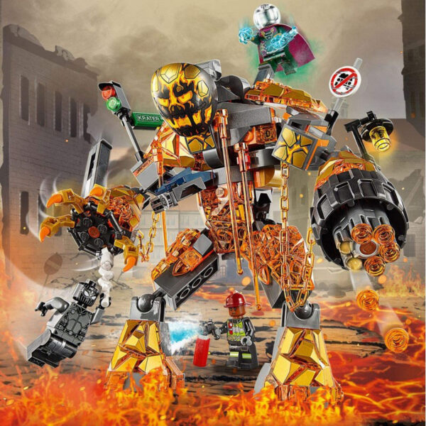 LEGO Marvel Spiderman Η Μάχη Του Μόλτεν Μαν 76128