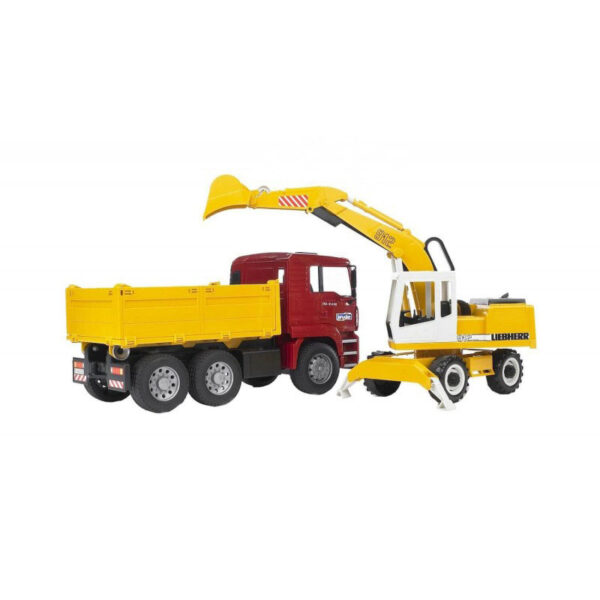 bruder Φορτηγό Χωματουργικό MAN Με Εκσκαφέα Liebherr/4 BR002751