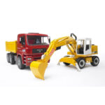 bruder Φορτηγό Χωματουργικό MAN Με Εκσκαφέα Liebherr/4 BR002751