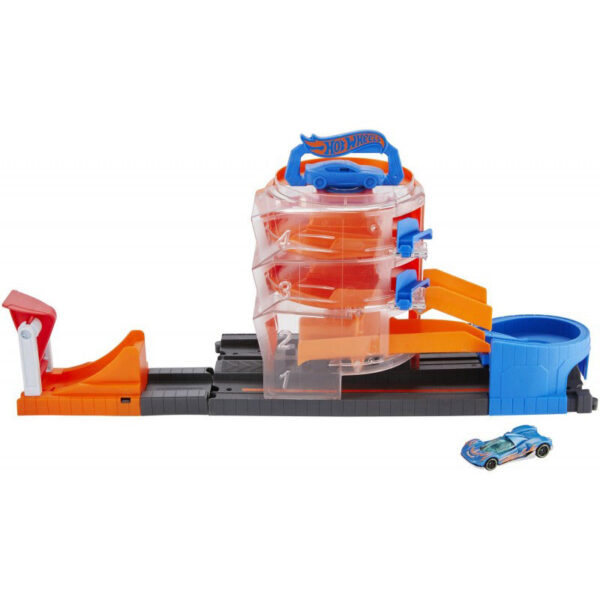 Mattel Hot Wheels City Περιστρεφόμενο Γκαράζ Σετ Παιχνιδιού FNB15 / GBF95
