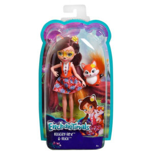 Mattel Enchantimals Κούκλα Και Ζωάκι Felicity Fox And Flick DVH87 / FXM71