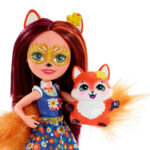 Mattel Enchantimals Κούκλα Και Ζωάκι Felicity Fox And Flick DVH87 / FXM71