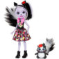 Mattel Enchantimals Κούκλα Και Ζωάκι Sage Skunk And Caper DVH87 / FXM72