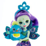 Mattel Enchantimals Κούκλα Και Ζωάκι Patter Peacock And Flap DVH87 / FXM74