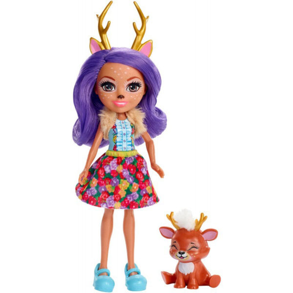 Mattel Enchantimals Κούκλα Και Ζωάκι Danessa Deer And Sprint DVH87 / FXM75