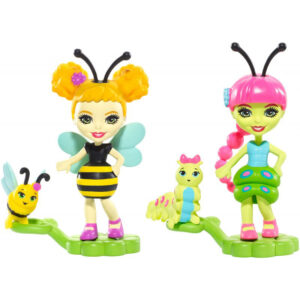 Mattel Enchantimals Ζουζουνάκια Φιλαράκια - Cay Caterpiller Και Beetrice Bee FXM86 / FXM88