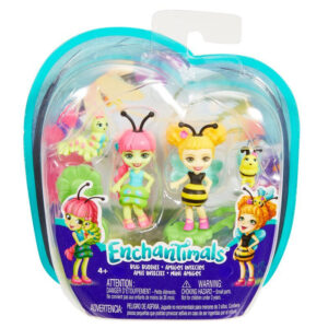 Mattel Enchantimals Ζουζουνάκια Φιλαράκια - Cay Caterpiller Και Beetrice Bee FXM86 / FXM88