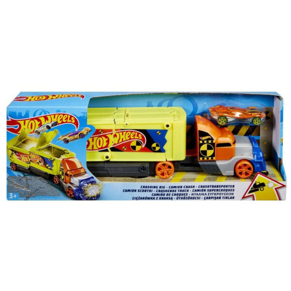 Mattel Hot Wheels Νέα Deluxe Νταλίκα Με Αυτοκινητάκι GCK39