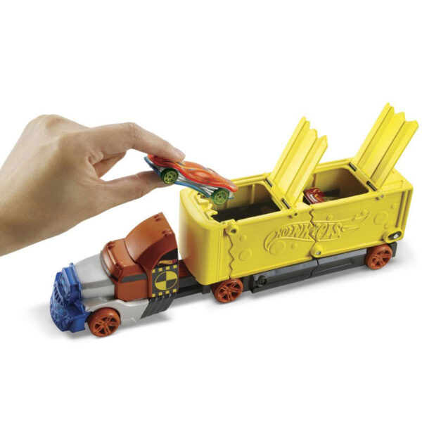 Mattel Hot Wheels Νέα Deluxe Νταλίκα Με Αυτοκινητάκι GCK39