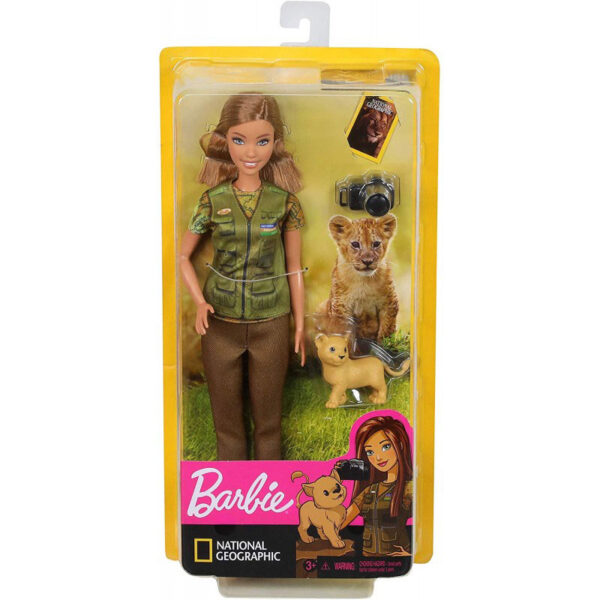 Mattel Barbie National Geographic Φωτορεπόρτερ GDM46