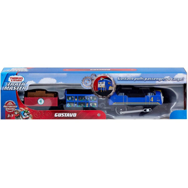 Fisher-Price Thomas And Friends Trackmaster Gustavo Με 2 Βαγόνια GHK78