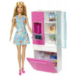 Mattel Barbie Δωμάτιο Με Κούκλα Ξανθιά, Κουζίνα DVX51 / GHL84