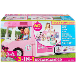 Mattel Barbie 3-Σε-1 Dreamcamper Τροχόσπιτο GHL93