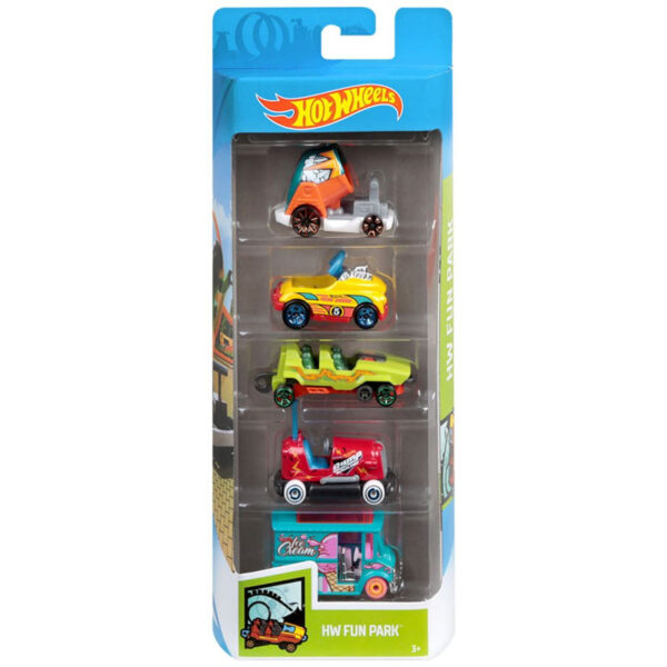 Mattel Hot Wheels - HW Fun Park (Set Of 5) GHP49