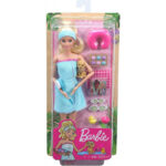 Mattel Barbie Wellness Ημέρα Ομορφιάς Σπα Κούκλα Με Κουτάβακι Και 9 Αξεσουάρ GKH73 / GJG55