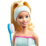 Mattel Barbie Wellness Ημέρα Ομορφιάς Σπα Κούκλα Με Κουτάβακι Και 9 Αξεσουάρ GKH73 / GJG55