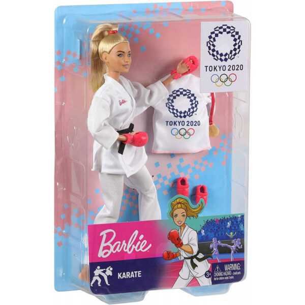 Mattel Barbie Ολυμπιακοί Αγώνες - Αθλήτρια Καράτε Τόκυο 2020 GJL74