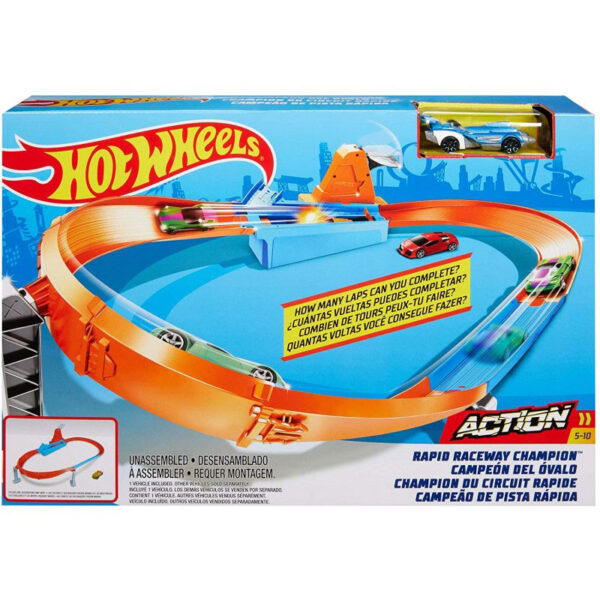 Mattel Hot Wheels Rapid Raceway Champion Play Set GBF81 / GJM75