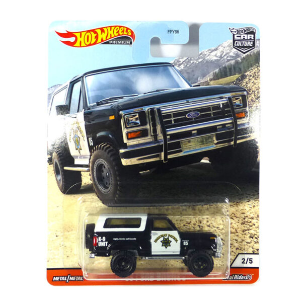 Mattel Hot Wheels 2020 Wild Terrain 1985 Ford Bronco Highway Patrol GJP88