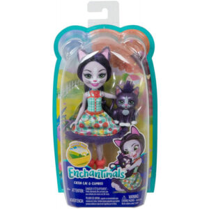 Mattel Enchantimals Κούκλα Και Ζωάκι Ciesta Cat Και Climber DVH87 / GJX40