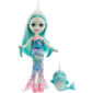 Mattel Enchantimals Naddie Narwhal Κούκλα Και Sword Ζωάκι Φιλαράκι Κούκλες FNH22 / GJX41