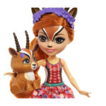 Mattel Enchantimals Gabriela Gazelle Κούκλα Και Racer Ζωάκι Φιλαράκι Κούκλες FNH22 / GTM26