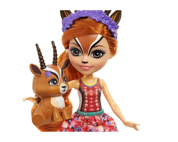 Mattel Enchantimals Gabriela Gazelle Κούκλα Και Racer Ζωάκι Φιλαράκι Κούκλες FNH22 / GTM26