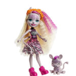 Mattel Enchantimals Κούκλα Και Ζωάκι Zadie Zebra And Ref FNH22 / GTM27
