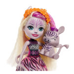 Mattel Enchantimals Κούκλα Και Ζωάκι Zadie Zebra And Ref FNH22 / GTM27