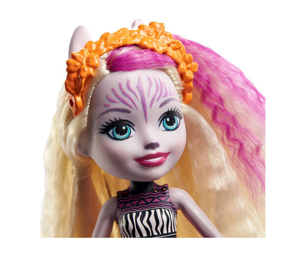 Mattel Enchantimals Κούκλα Και Ζωάκι Zadie Zebra And Ref FNH22 / GTM27