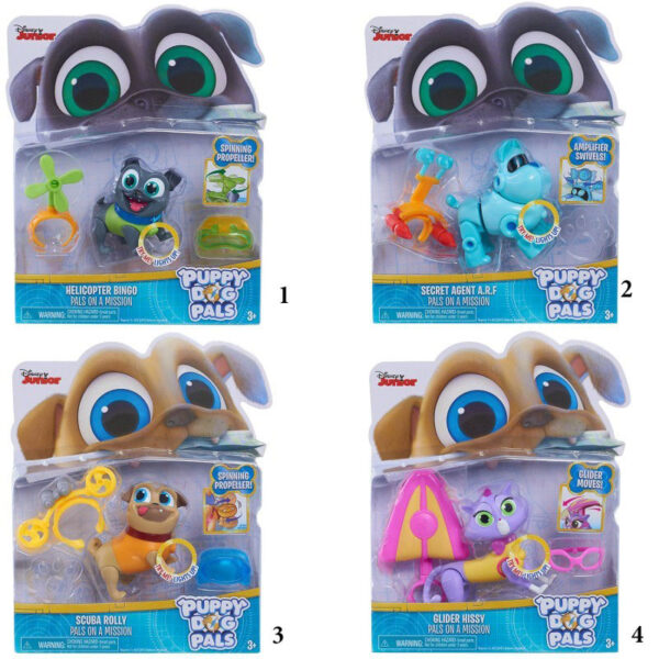 GIOCHI PREZIOSI Puppy Dog Pals Κουταβοφιλαράκια Φιγούρες Που Φωτίζουν Σε Αποστολή - 4 Σχέδια PUY05000