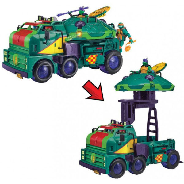 GIOCHI PREZIOSI Teenage Mutant Ninja Turtles Rise Of The ΤΜΝΤ Tank Όχημα Και Φιγούρα Michelangelo TU210000