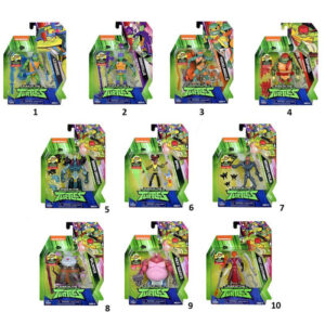 GIOCHI PREZIOSI Teenage Mutant Ninja Turtles Rise Of The ΤΜΝΤ Βασική Φιγούρα Δράσης - 10 Σχέδια TUAB0A11