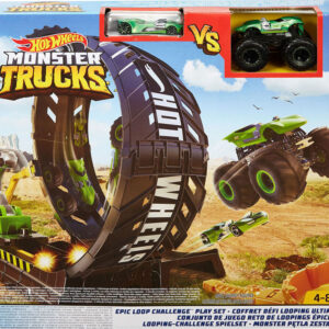 Mattel Hot Wheels Monster Trucks Epic Loop Challenge Σούπερ Λούπ Σετ Παιχνιδιού ΜΤ GKY00