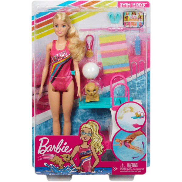 Mattel Barbie Dreamhouse Adventures Κολυμβήτρια GHK23