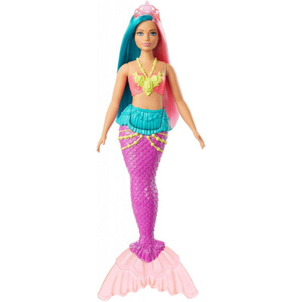 Mattel Barbie Dreamtopia Έκπληξη Γοργόνα Κούκλα Με Μωβ Ουρά GJK07 / GJK11